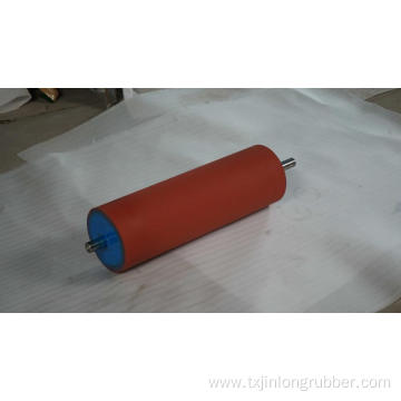 Textile printing and dyeing rubber roller